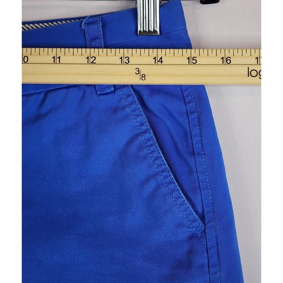 J Crew Shorts Womens 00 Blue Low Rise Distessed Chino Style Shorts - Picture 4 of 10